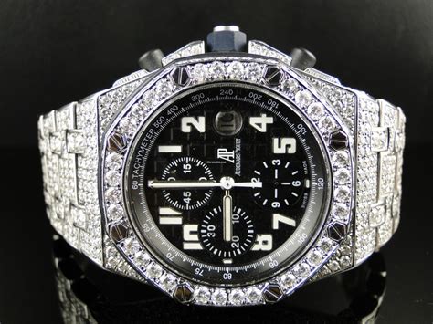 replica iced out audemars piguet|ap skeleton iced out price.